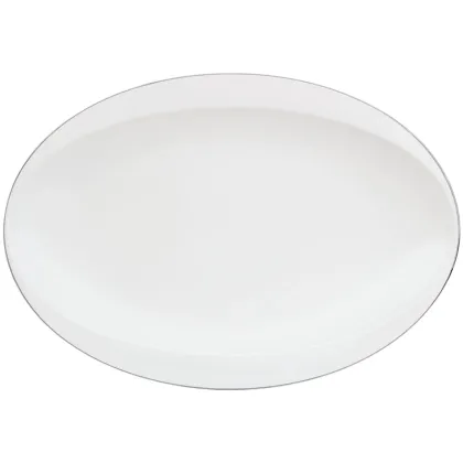 Zdjęcie Elegancki porcelanowy owalny półmisek 40 cm - Porcel