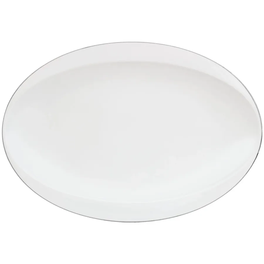obrazek 1 Elegancki porcelanowy owalny półmisek 40 cm - Porcel