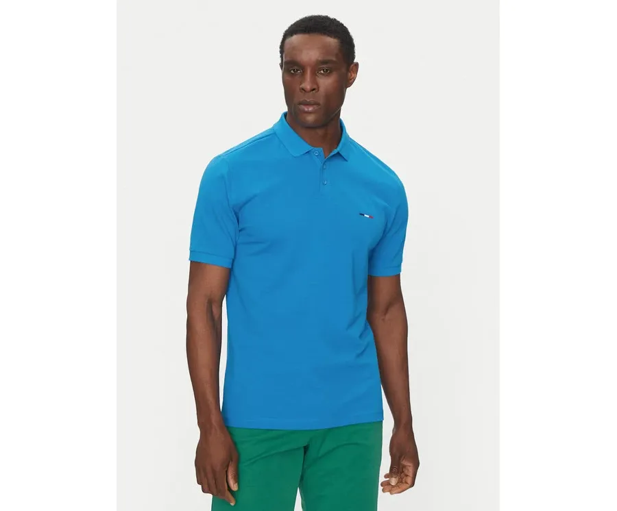 obrazek 1 Hechter Paris Polo Pique H-Eco 74004 151902 Niebieski Regular Fit