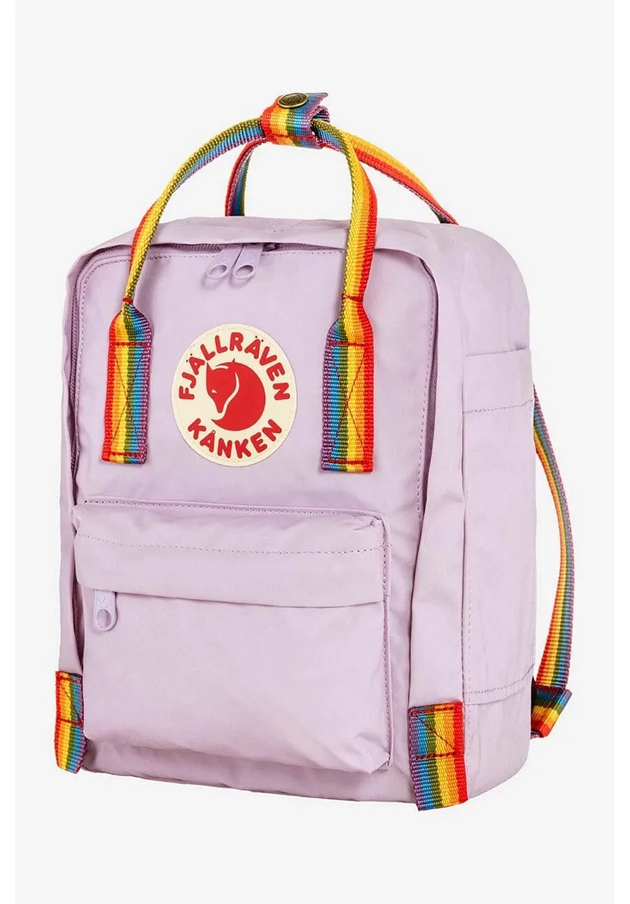 obrazek 1 Fjallraven plecak Kanken Rainbow Mini kolor fioletowy mały z aplikacją F23621.457.907-907