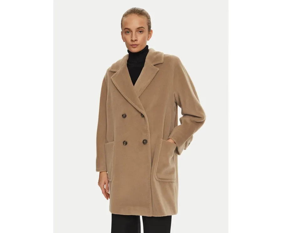 obrazek 1 Marella Płaszcz wełniany Aprilla 2423016142 Brązowy Regular Fit
