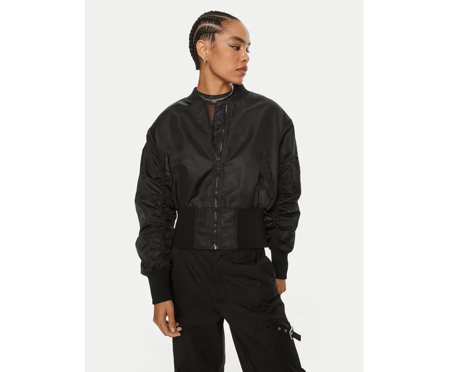 obrazek 1 Hugo Kurtka bomber Falynn-1 50517107 Czarny Relaxed Fit HUGO