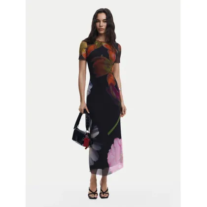 Zdjęcie Desigual Sukienka codzienna Roterdam 25SWVK12 Czarny Slim Fit