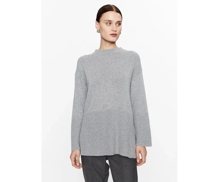 obrazek 1 Marella Sweter Anta 2333664137200 Szary Regular Fit