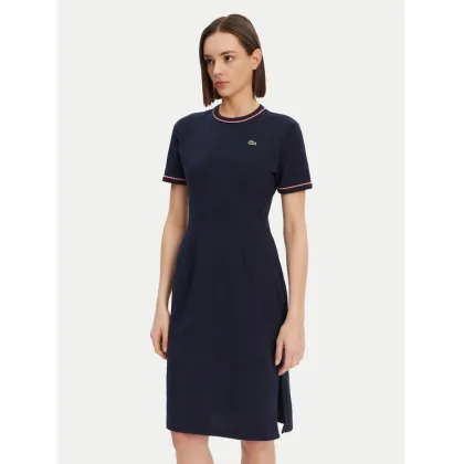 Zdjęcie Lacoste Sukienka codzienna EF9988 Granatowy Slim Fit