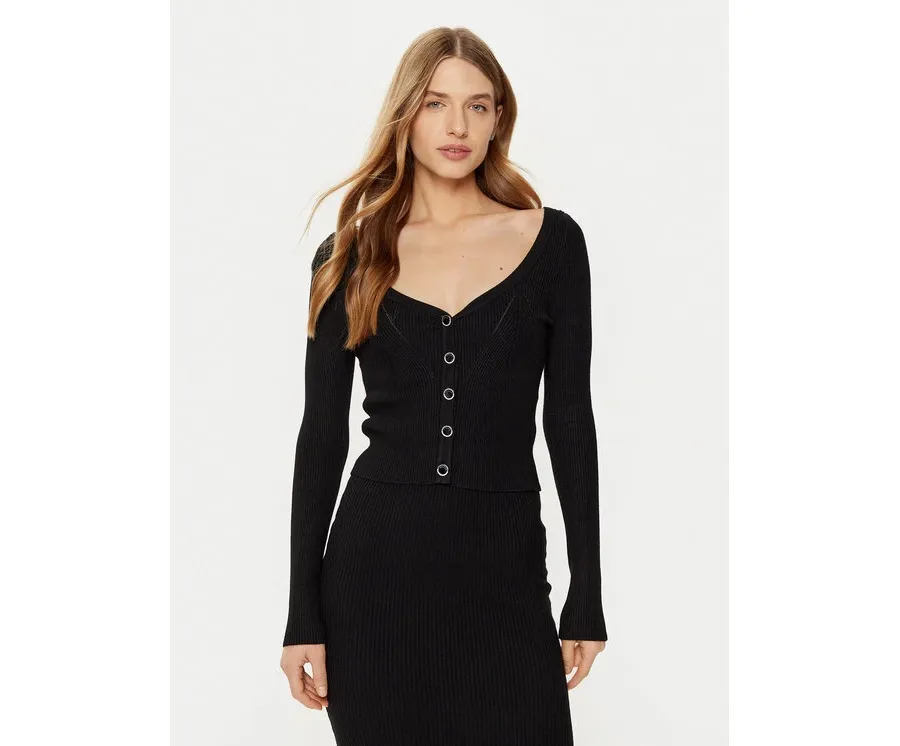 obrazek 1 Guess Kardigan W5RR08 Z2V62 Czarny Regular Fit