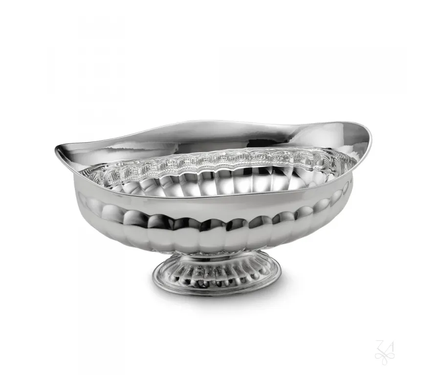 obrazek 1 Piękna zdobiona miska wykonana ze srebra - Zaramella Argenti