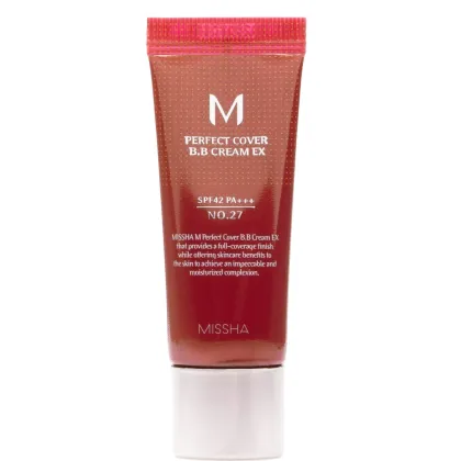 Zdjęcie Missha M Perfect Cover SPF 42 PA+++ Krem BB No 27 Honey Beige Honey Beige 20 ml