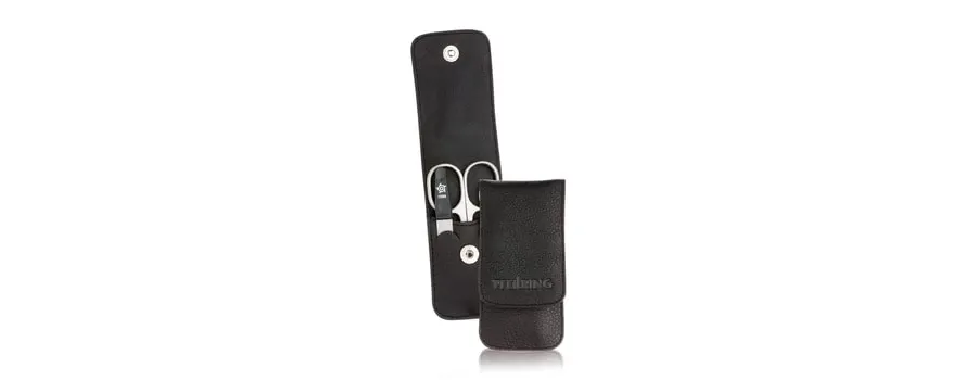 obrazek 1 Pfeilring Trendy schwarzes Kalbsleder Zestaw do manicure 1 szt.
