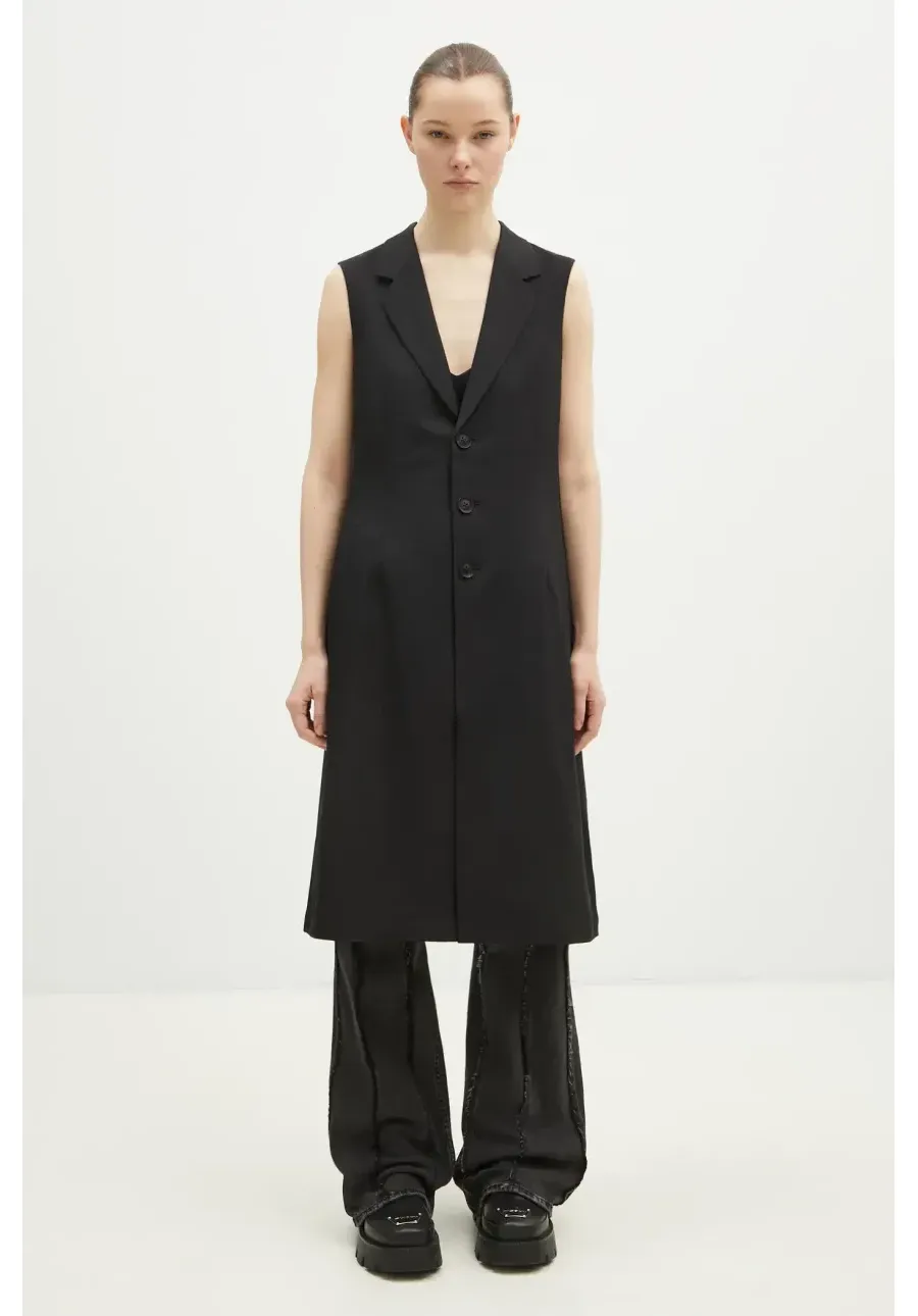 obrazek 1 Y-3 kamizelka Sport Uniform Patch Vest kolor czarny jednorzędowa JN3703