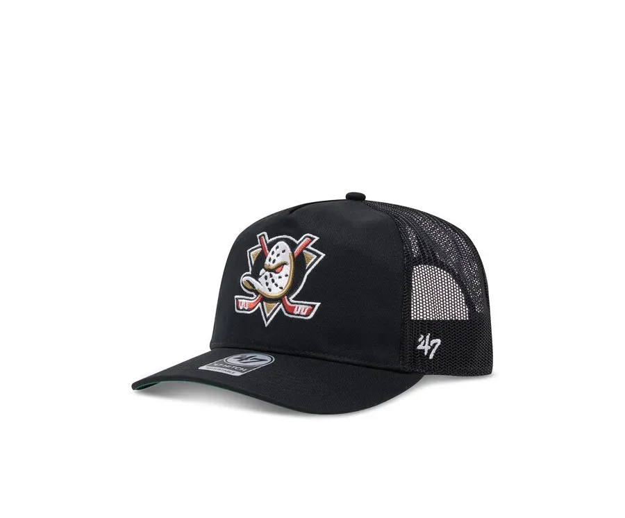 obrazek 1 47 Brand Czapka z daszkiem NHL Anaheim Ducks Mesh ’47 HITCH H-MSHTC25GWP Czarny