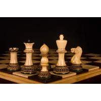 Picture A luxurious board with fantastic chess pieces - The Chess Empire