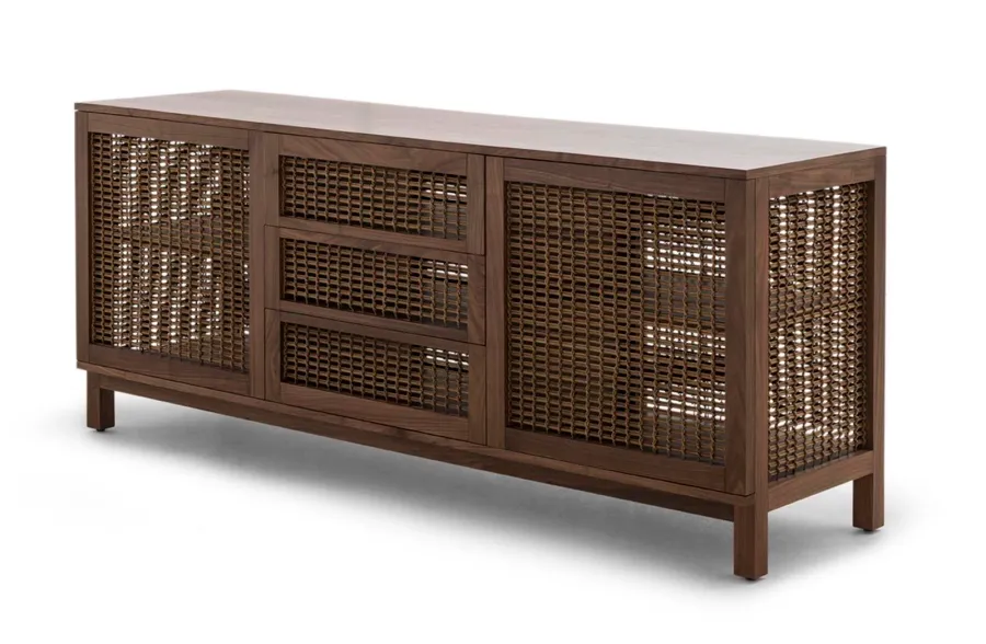 obrazek 1 Designerska komoda do salonu wykonana z rattanu - Kenneth Cobonpue
