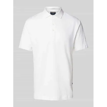 Zdjęcie Koszulka polo o kroju regular fit z mieszanki lnu i elastanu