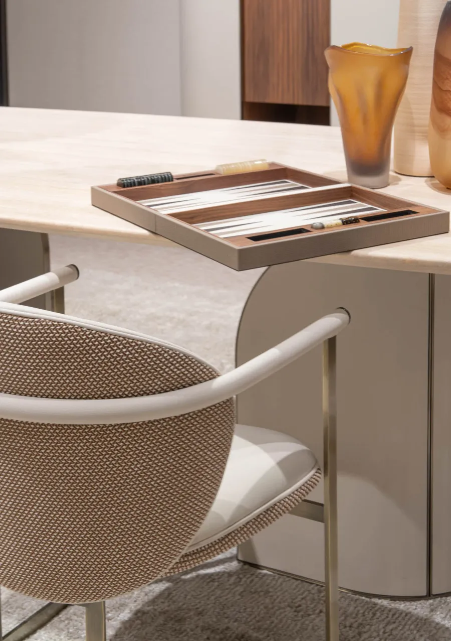 obrazek 23 Eleganckie włoskie krzesło w stylu modernistycznym - do jadalni