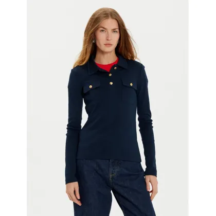 Zdjęcie Tommy Hilfiger Polo WW0WW45308 Granatowy Slim Fit