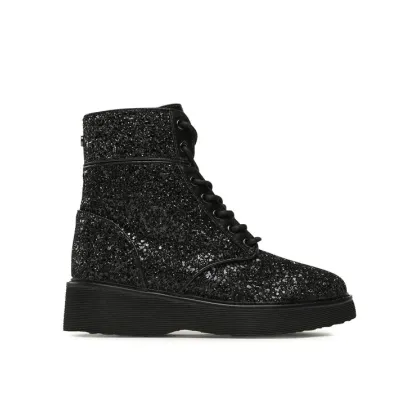 Zdjęcie MICHAEL Michael Kors Botki Aniya Lug Bootie 40F3AYFEED Czarny