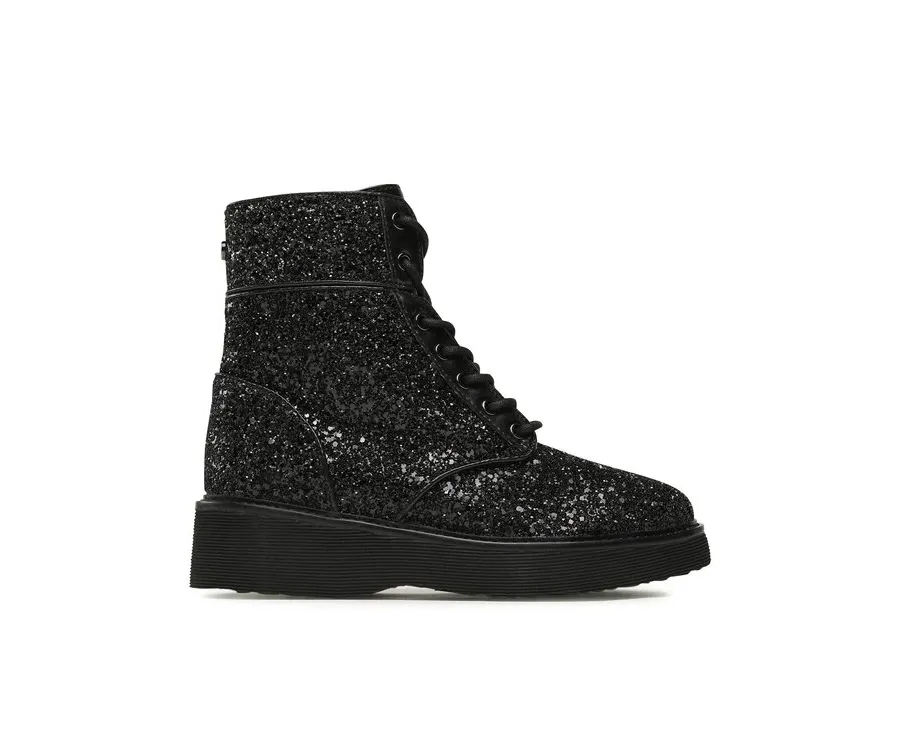 obrazek 1 MICHAEL Michael Kors Botki Aniya Lug Bootie 40F3AYFEED Czarny