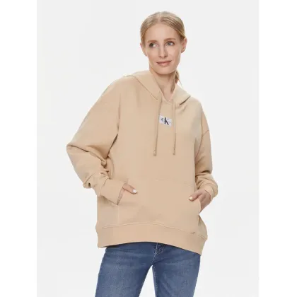 Zdjęcie Calvin Klein Jeans Bluza J20J222539 Beżowy Oversize