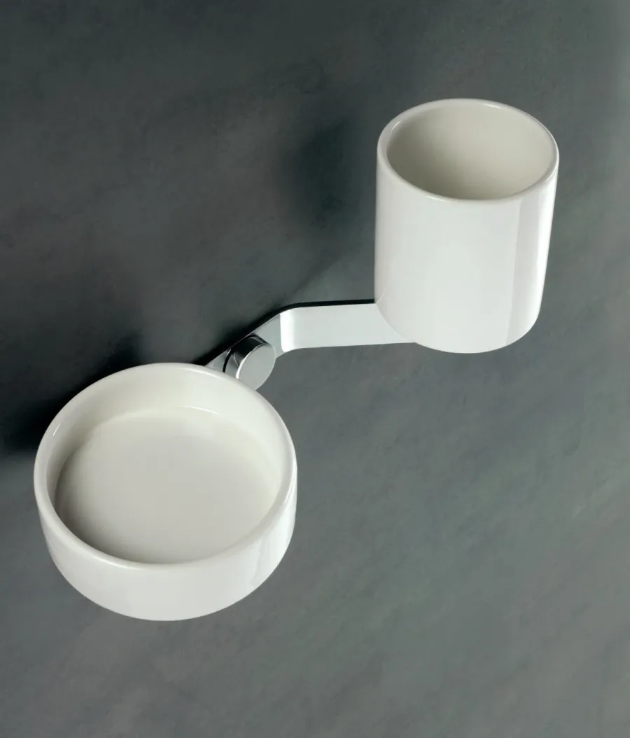 obrazek 3 Nowoczesna ceramiczna szklanka do stylowej łazienki - Stilhaus