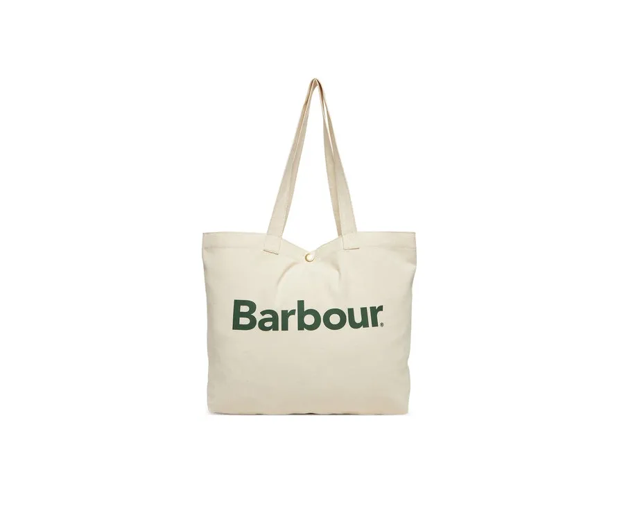 obrazek 1 Barbour Torba Logo Tote Bag UBA0733GN71 Écru