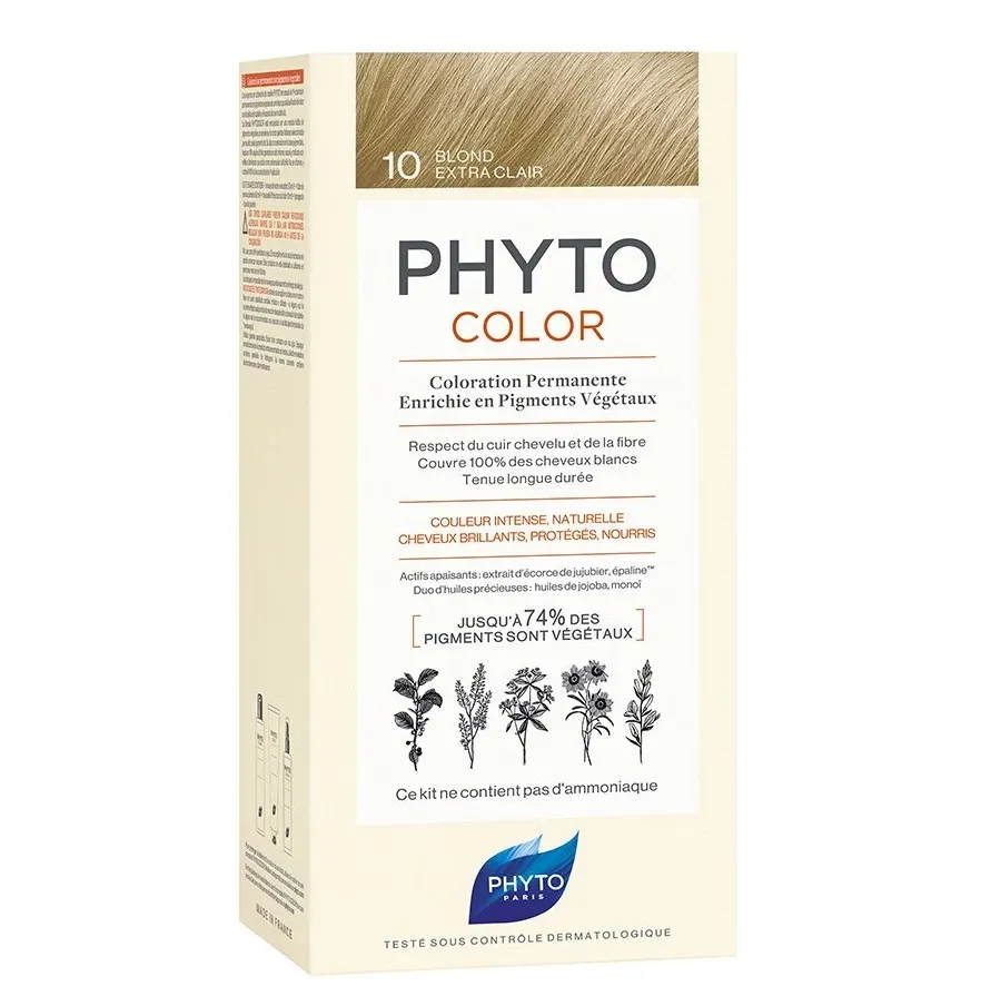 obrazek 1 Phyto Phytocolor 10 Ekstra Jasny Blond Farba do włosów
