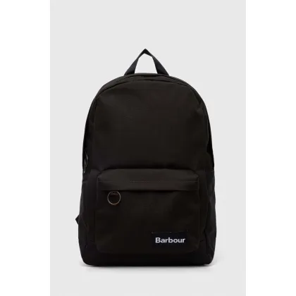 Zdjęcie Barbour plecak kolor czarny duży gładki