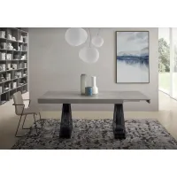 Zdjęcie Włoski rozkładany stół do salonu L. 140+40+40 P. 90 H. 75 cm – Zamagna Italia