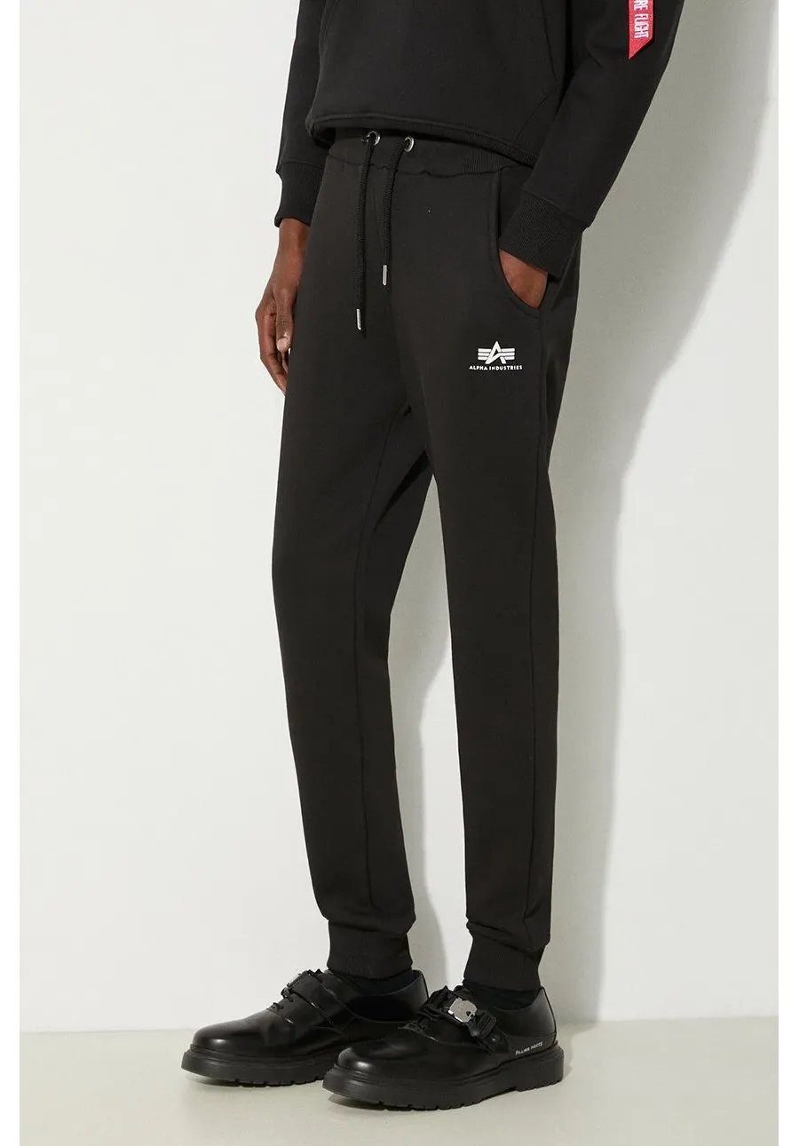 obrazek 1 Alpha Industries spodnie dresowe kolor czarny gładkie 116370.03-Black