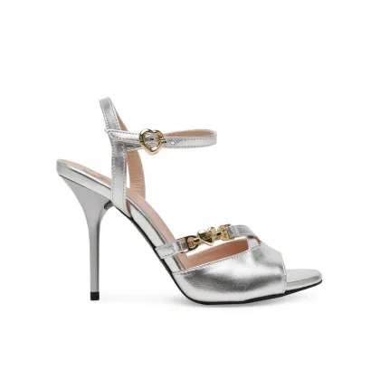 Zdjęcie LOVE MOSCHINO Sandały JA16089G1MIF090B Srebrny