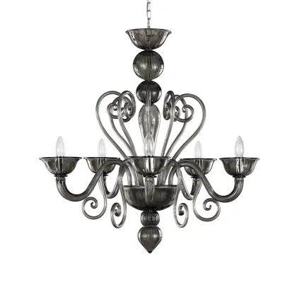 Zdjęcie Piękny żyrandol wykonany ręcznie ze szkła murano - prosto z Włoch