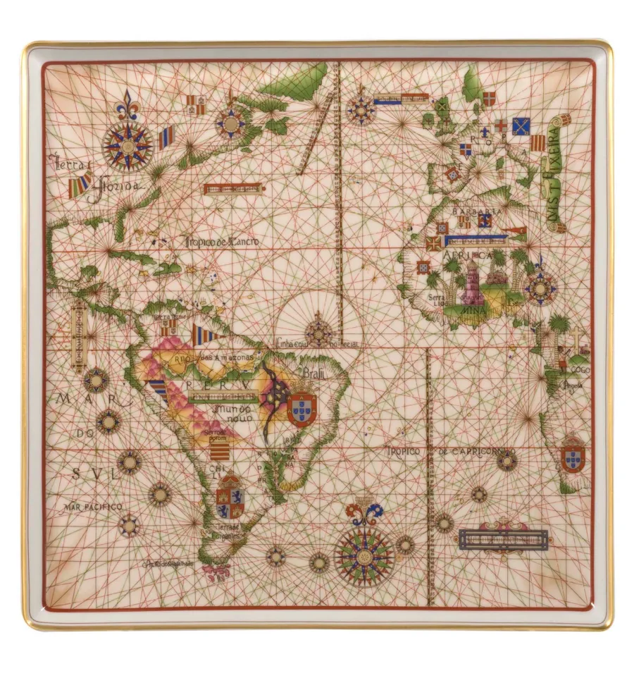 obrazek 1 Ozdobna porcelanowa taca biblioteczna - Vista Alegre