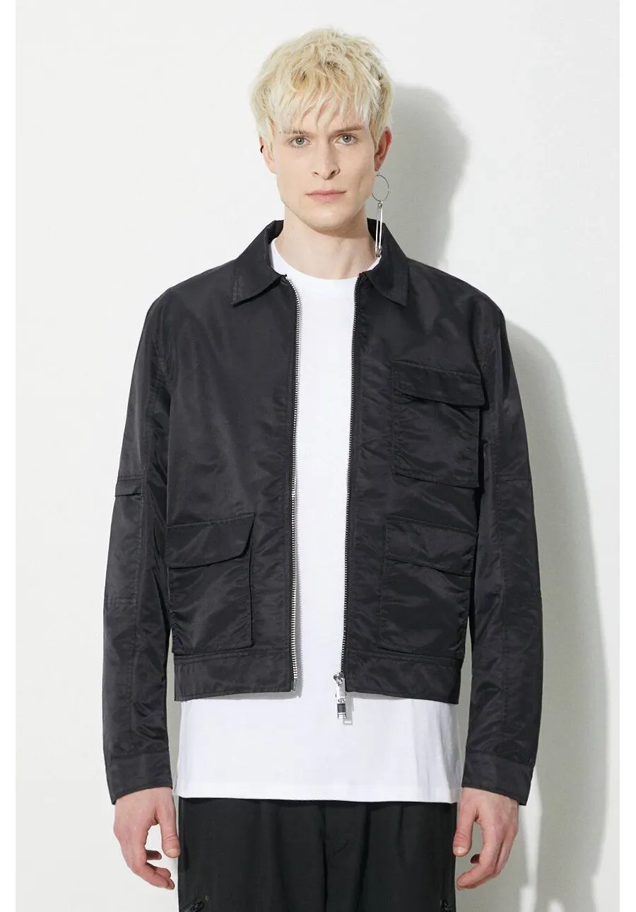 obrazek 1 Han Kjøbenhavn kurtka Nylon Boxed Cargo Jacket męska kolor czarny przejściowa M-133094
