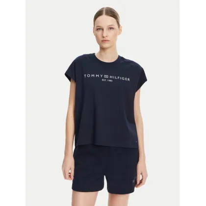 Zdjęcie Tommy Hilfiger T-Shirt WW0WW46113 Granatowy Regular Fit