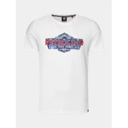 Zdjęcie Petrol Industries T-Shirt M-1040-TSR602 Biały Regular Fit