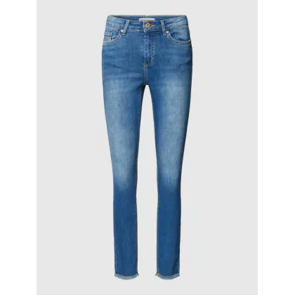Zdjęcie Jeansy o kroju skinny fit z frędzlami model ‘BLUSH’
