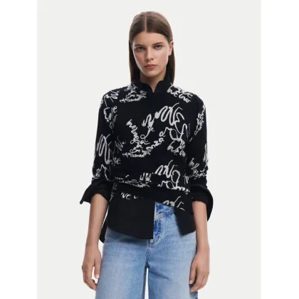Zdjęcie Desigual Sweter 25SWJF04 Czarny Regular Fit