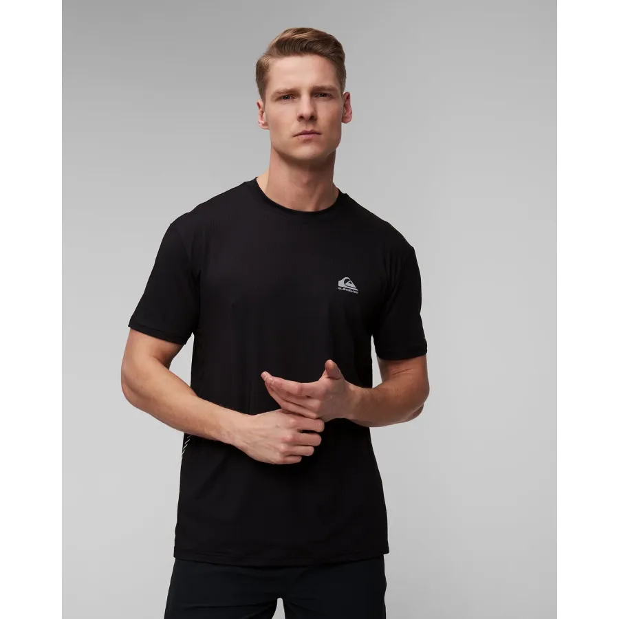 obrazek 1 Czarny T-shirt Męski Quiksilver Lap Time Ss Tee