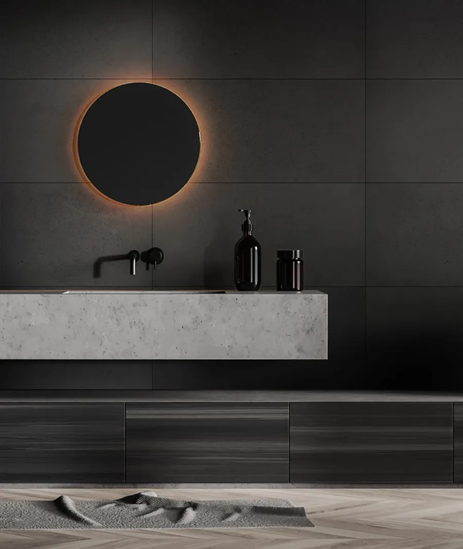 obrazek 1 30x60 cm DS - (grafitowy) - płyta beton architektoniczny ultralekka