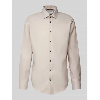 Zdjęcie Koszula biznesowa o kroju regular fit z kołnierzykiem typu kent