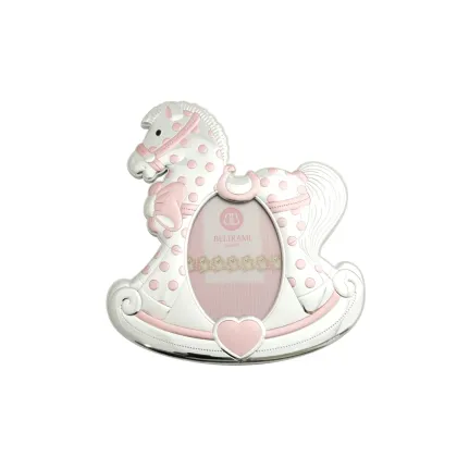 Zdjęcie Wyjątkowa dziecięca Ramka Konik na biegunach 23x25 cm