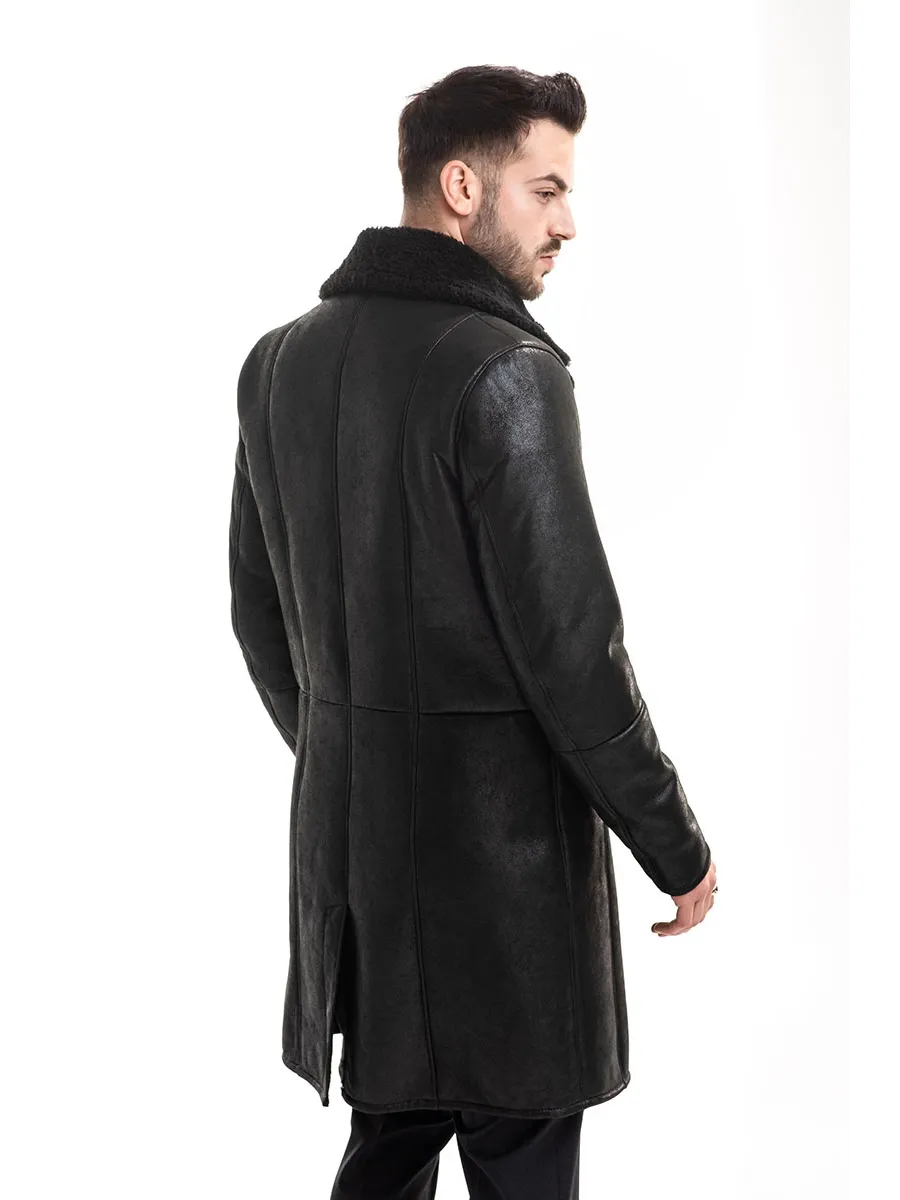 obrazek 2 Elegancki płaszcz z naturalnego futra jagnięcego - A&A Vesa