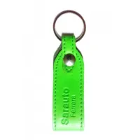 Picture Eye-catching - leather keychain with the company logo