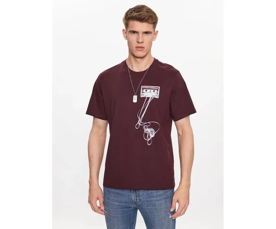obrazek 1 Levi's® T-Shirt 16143-1011 Bordowy Relaxed Fit