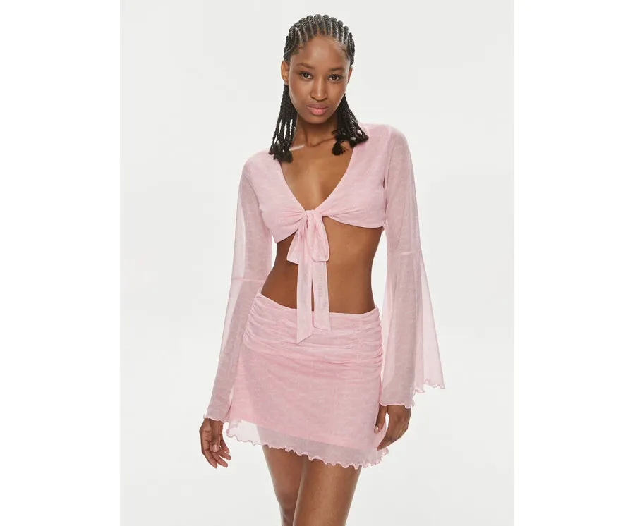 obrazek 1 Juicy Couture Bluzka JCWCT23326 Różowy Slim Fit
