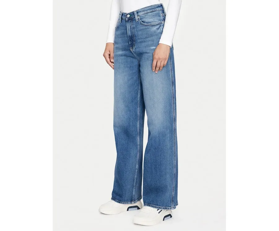 obrazek 1 Tommy Jeans Jeansy Claire DW0DW18175 Niebieski Wide Leg