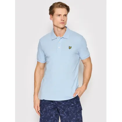 Zdjęcie Lyle & Scott Polo Plain SP400VOG Błękitny Regular Fit