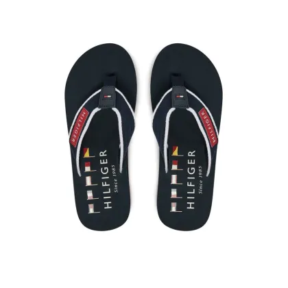 Zdjęcie Tommy Hilfiger Japonki Patch Hilfiger Beach Sandal FM0FM05435 Granatowy