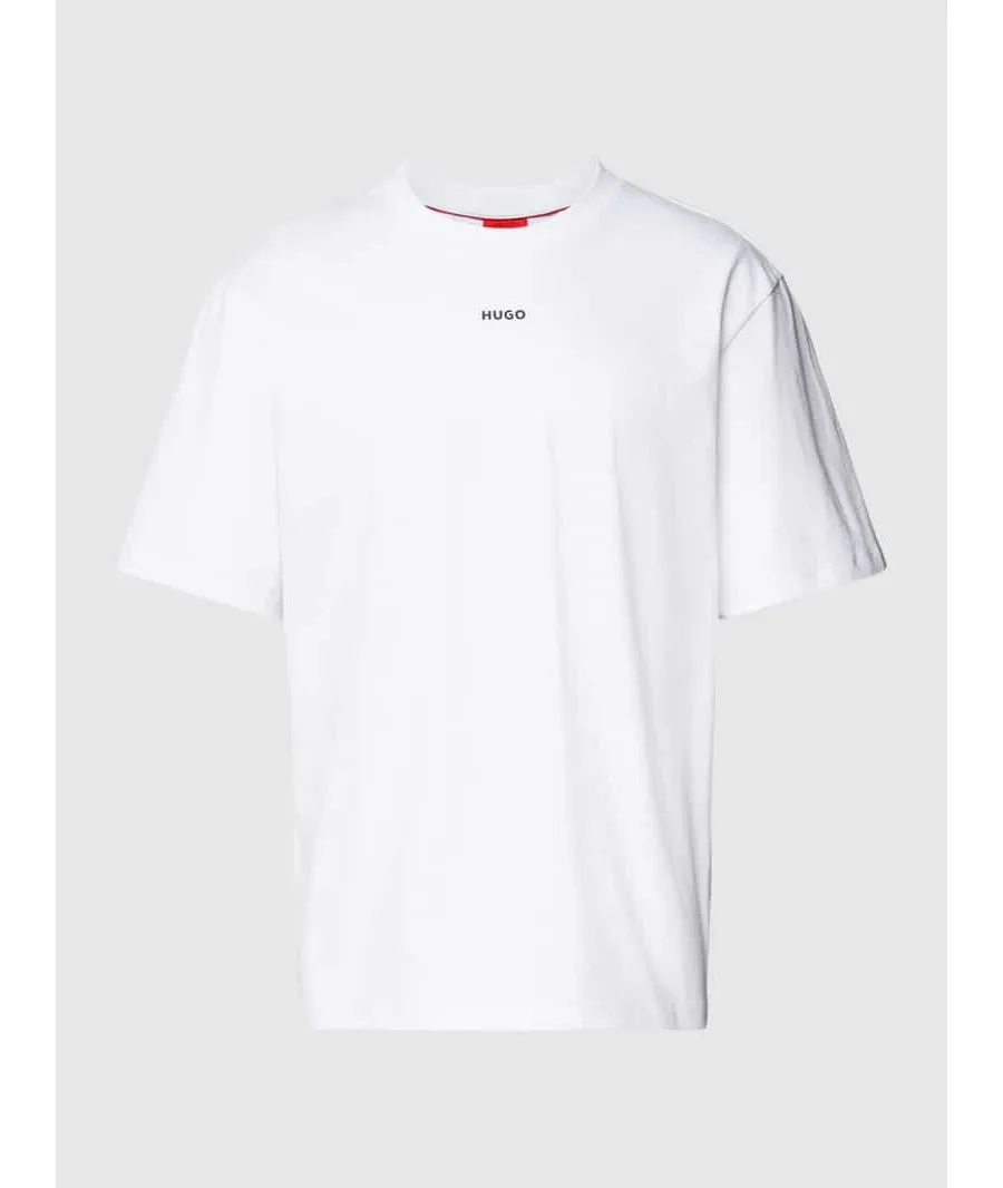 obrazek 1 T-shirt o normalnym kroju z nadrukiem z logo