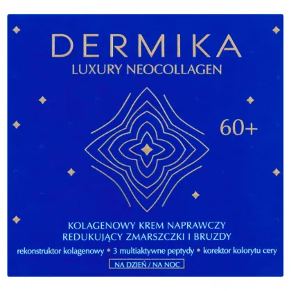 Zdjęcie Dermika Luxury Neocollagen Kolagenowy krem naprawczy 60+ na dzień i na noc 50 ml